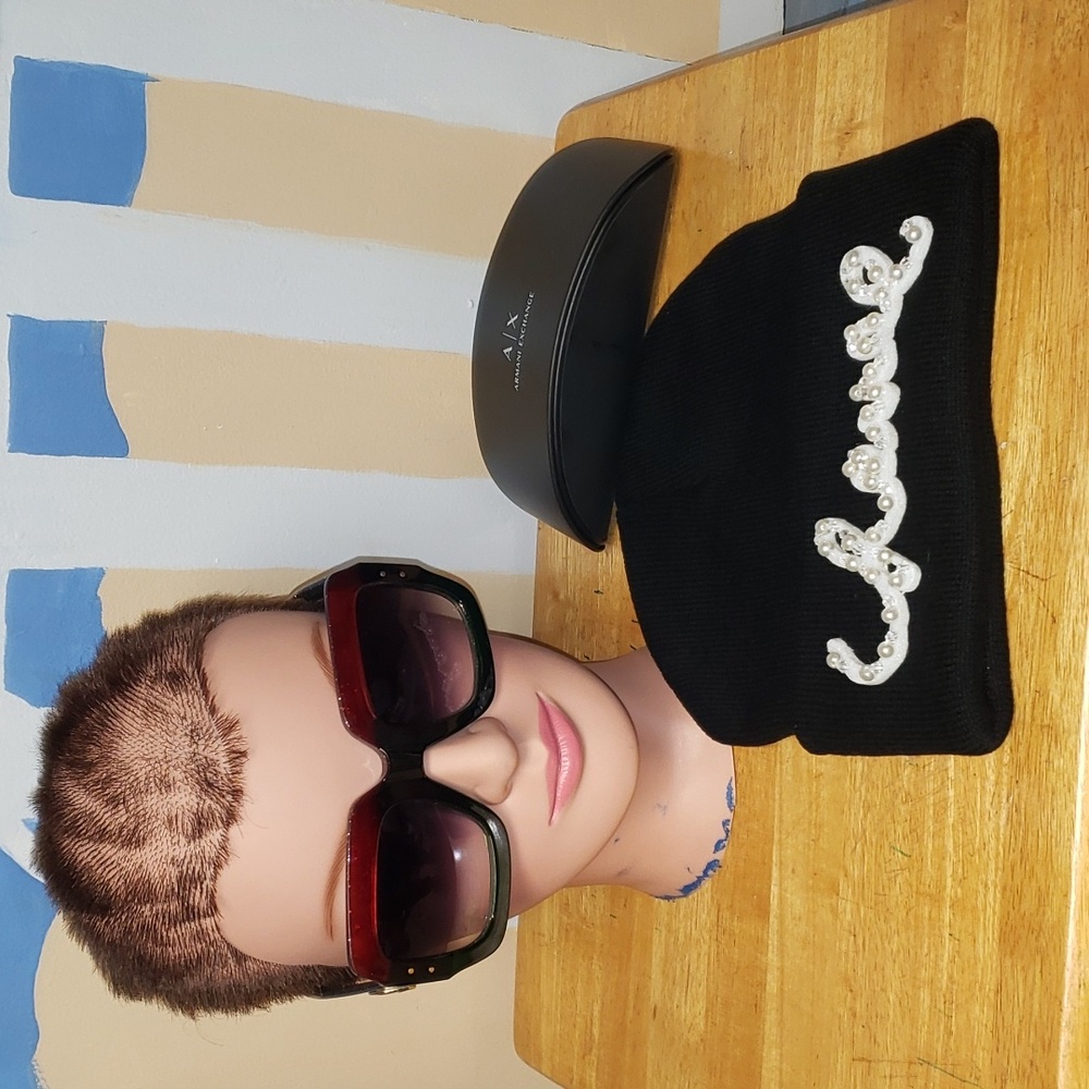 Fashion glasses & hat